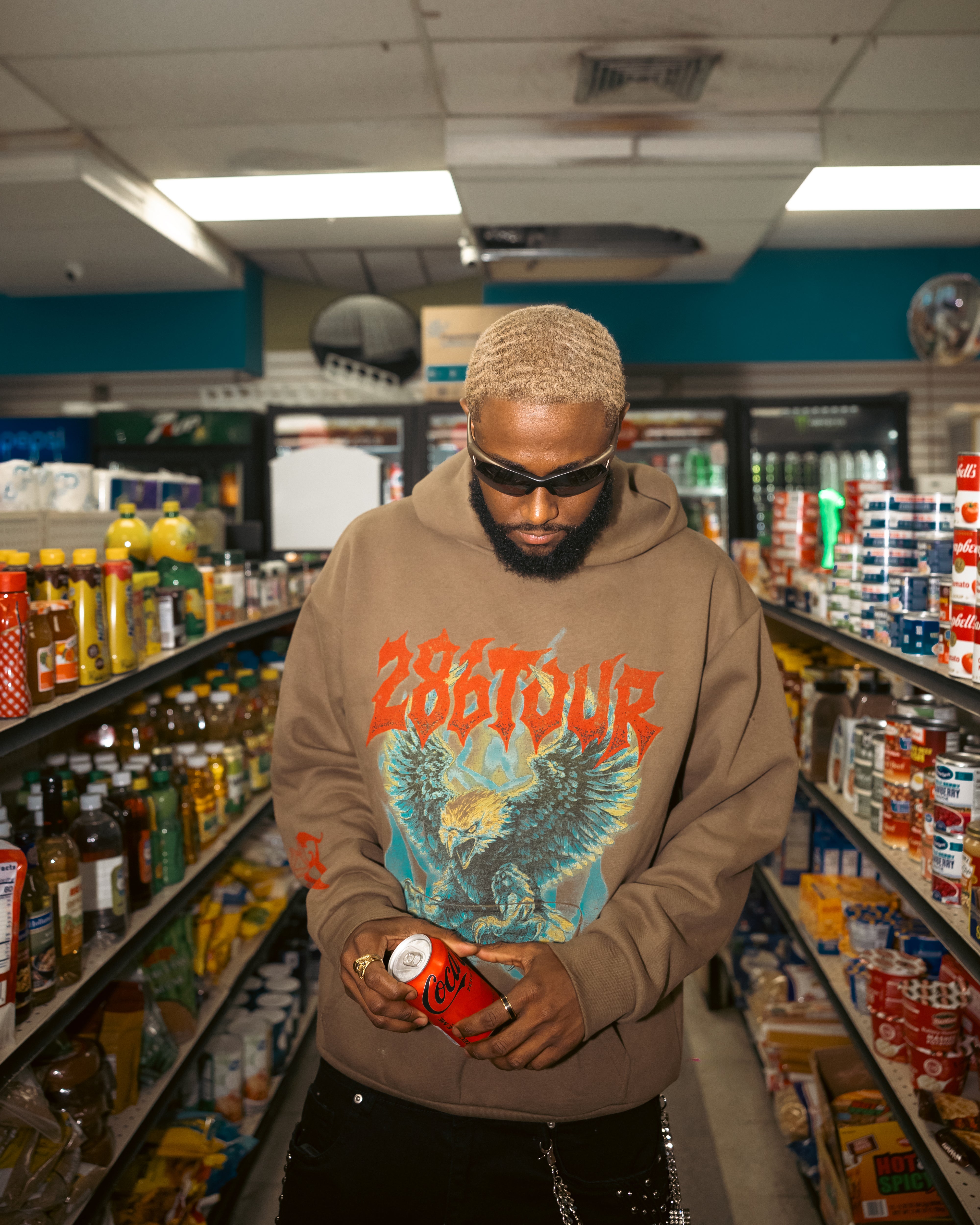 286 Tour Brown Hoodie – 286Merch