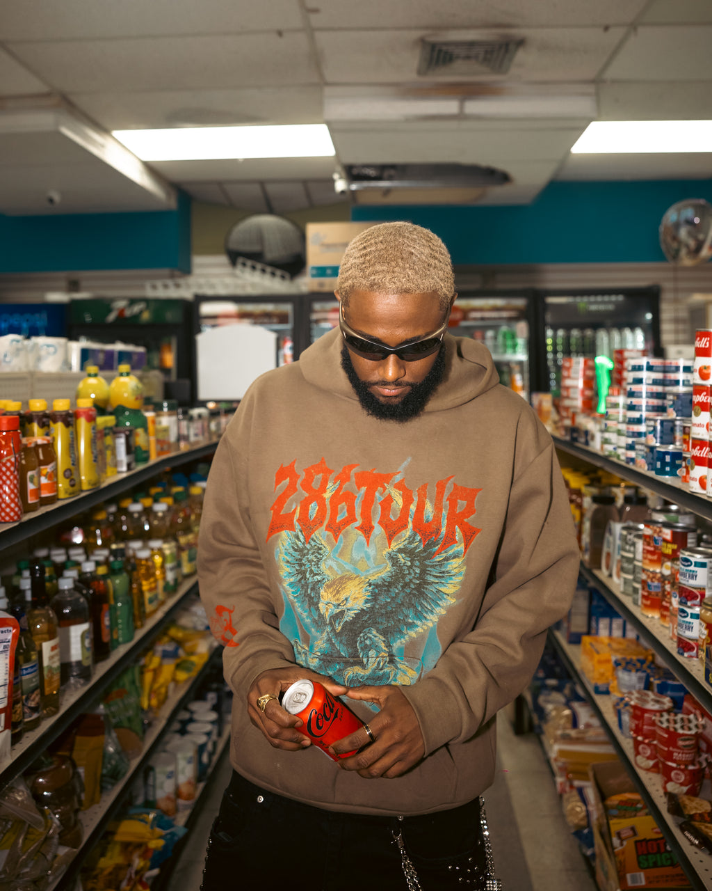 286 Tour Brown Hoodie